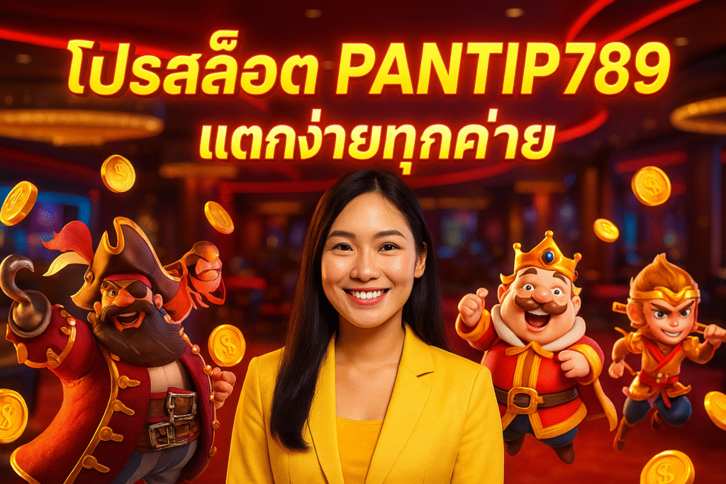 โปรสล็อต PANTIP789 แตกง่ายทุกค่าย