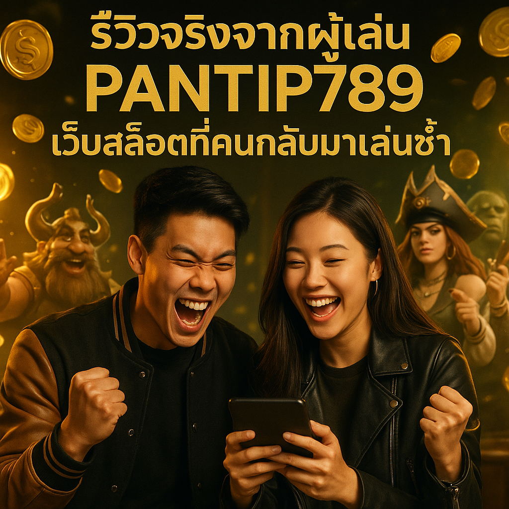 รีวิวจริงจากผู้เล่น PANTIP789 เว็บสล็อตที่คนกลับมาเล่นซ้ำ
