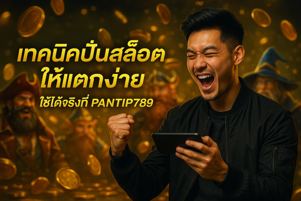 เทคนิคปั่นสล็อตให้แตกง่าย ใช้ได้จริงที่ PANTIP789